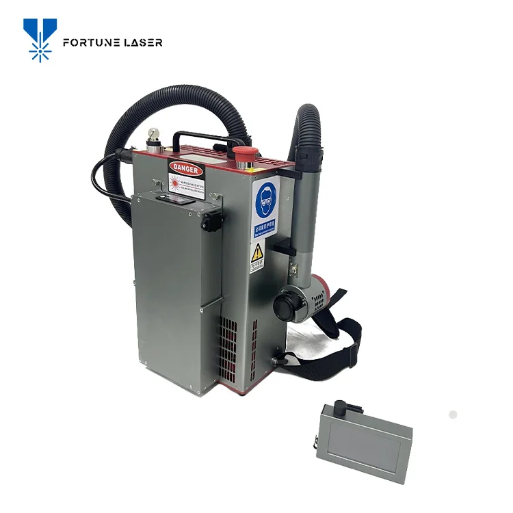 handheld portable laser cleaner rust paint heavy dirty from metal car impurities 50W -300w laser cleaning machine