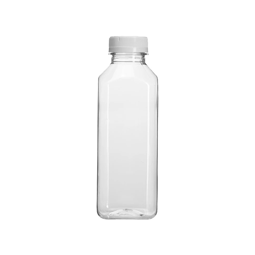 Disposable Milk Tea PET Bottle 1 Liter with lid Plastic Juice Bottles Boba Tea Bottles