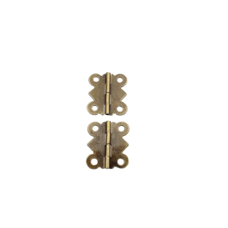 Hardware Factory Customized 180 Degree Butterfly Mini Hot Sale High Quality Metal Jewellery Box Hinge