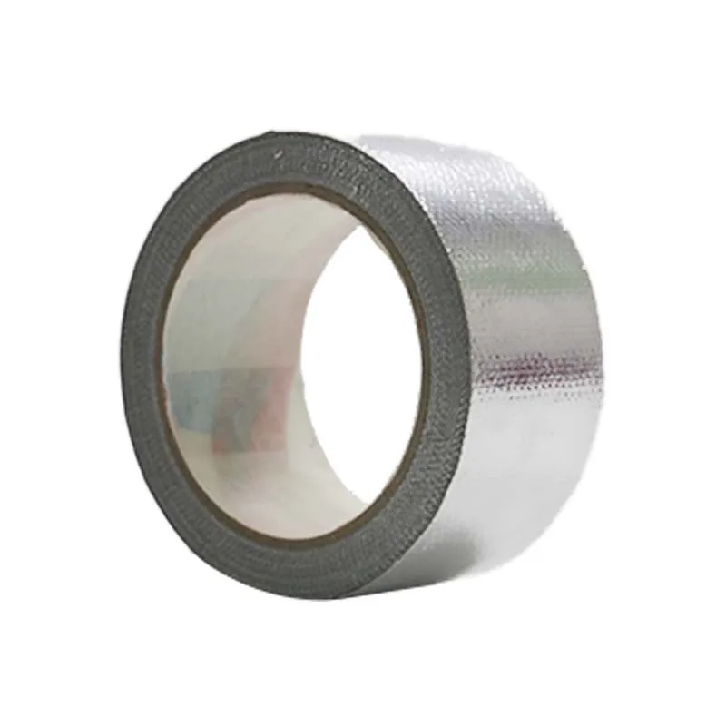 HVAC Alu solvent glue Aluminum Foil Fiberglass Thick Aluglass Fiber Green Aluminium Glass Cloth Tape