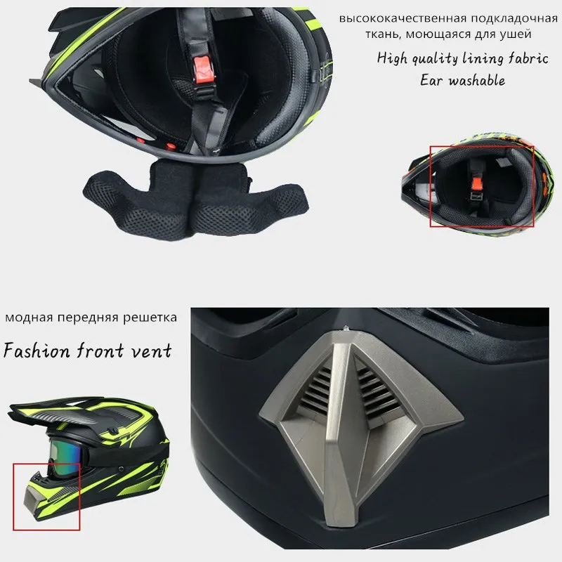 Cheap ABS Safety Helmet Motorcycle Full Face Motocross Motorcycle Helmets