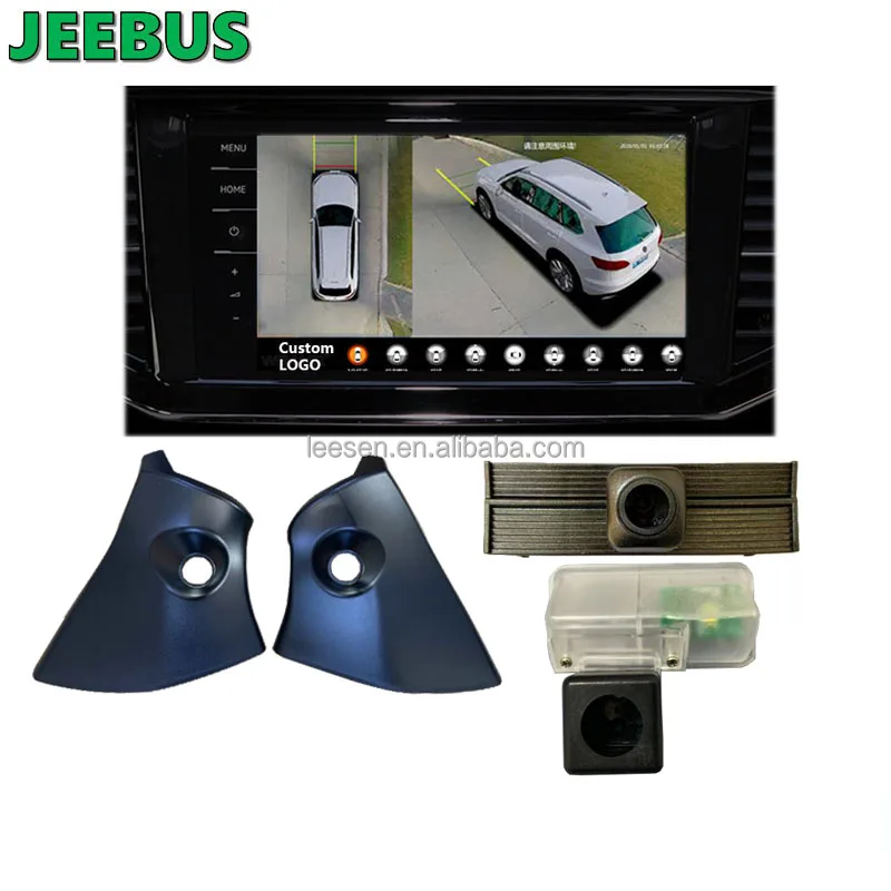 FHD Night Vision 1080P 3D360 Degree Bird View Car Camera Monitor System for Toyota Highlander 2022