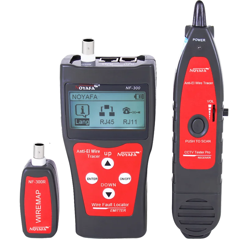 NF-300 кабель непрерывности короткого замыкания инструмент тестирования портативный Провода Tracer трекер дефектоскоп детектор
