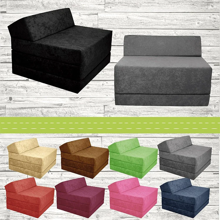 Eco-friendly Sleeping chair Guest Folding Futon Bed Mattress with Support Futon Head