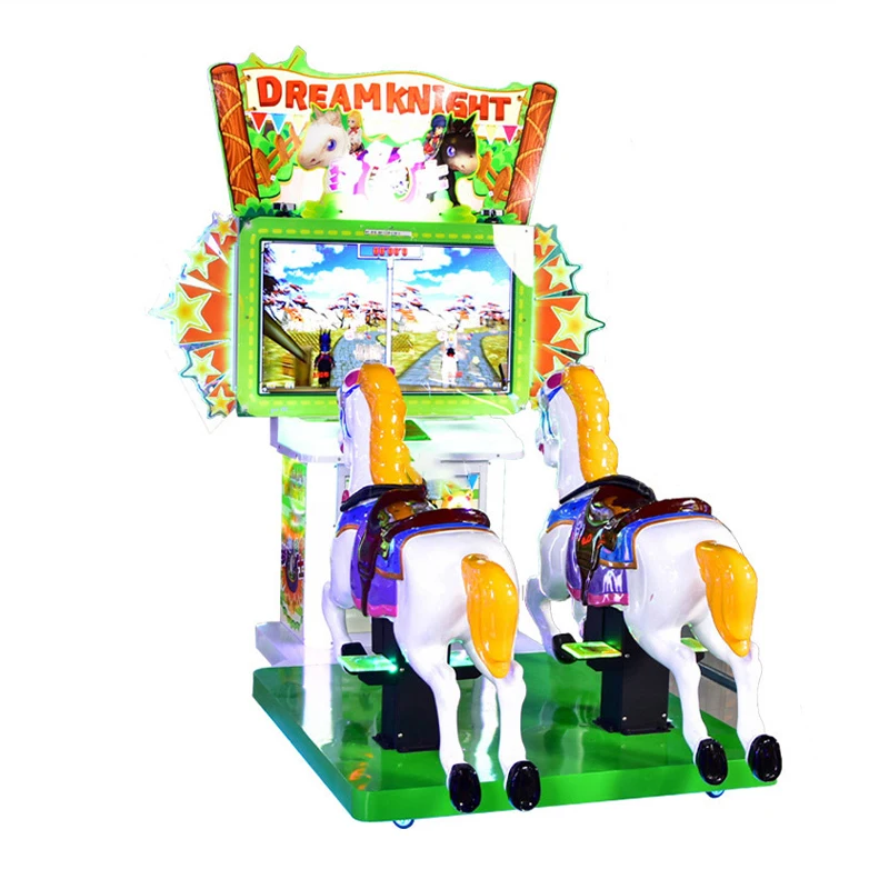 China Factory Horse Racing Kiddie Ride Game Machine Coin Operated Kiddy Ride On Toy