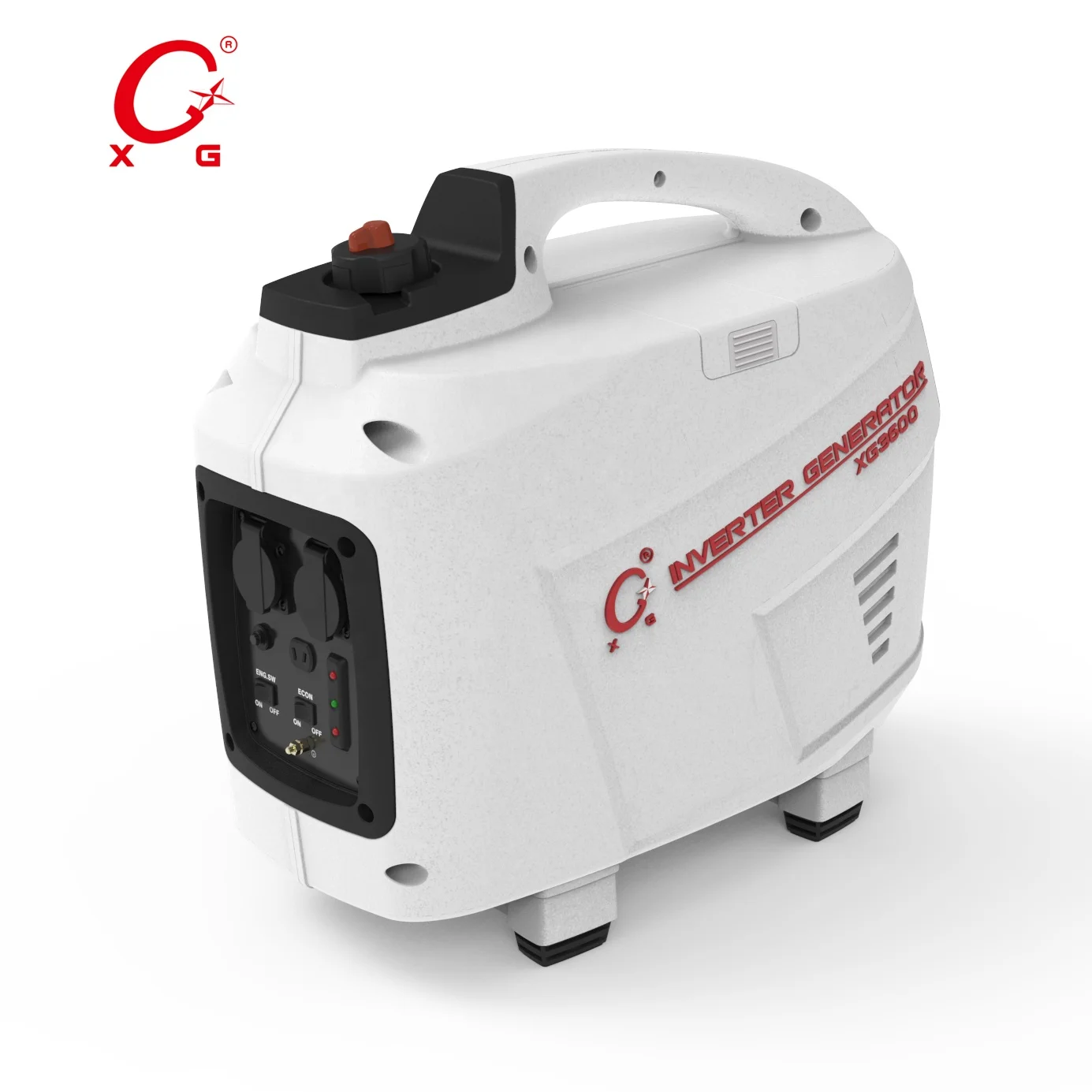 Silent Petrol 3.0kVA Inverter Generator Recoil Start Portable Generator 2600W Digital Emergency Wireless Camping 120/240V