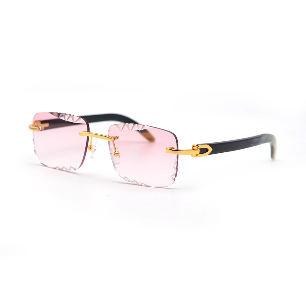 Sifier custom shades 2023 small women luxury fashion sun glasses trendy rectangle frameless sunglasses vendor