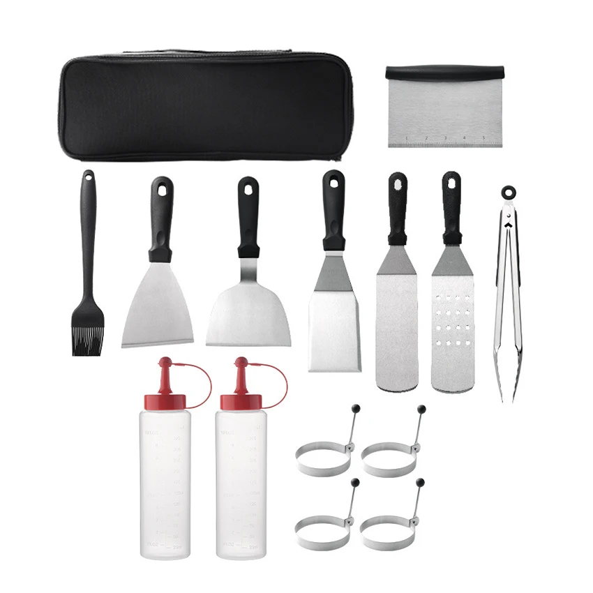 Stainless steel barbecue bbq grill utensils tools set