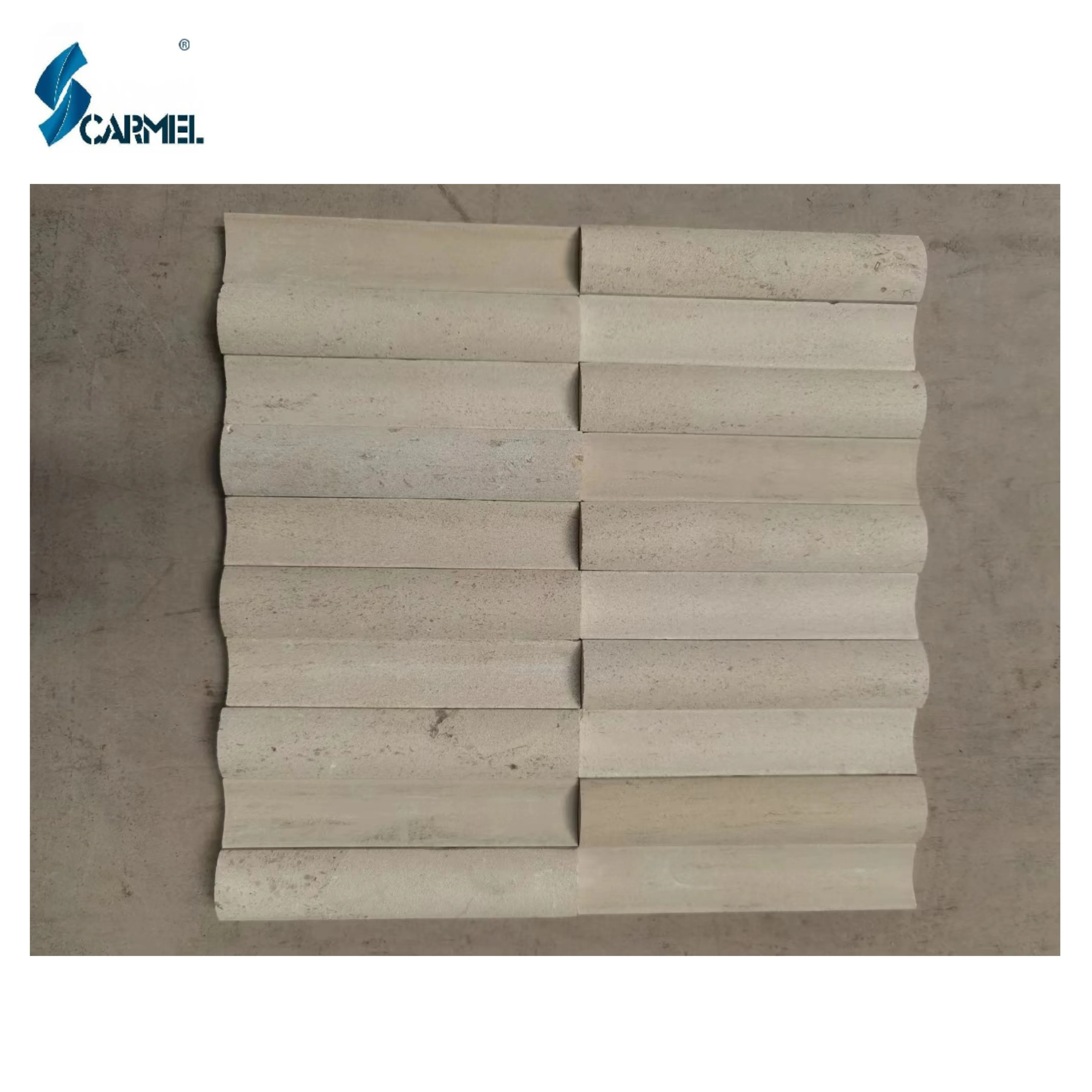 CARMEL STONE Wholesale White Marble Basalt Bathroom Wall Floor Tile Mosaic For Sale
