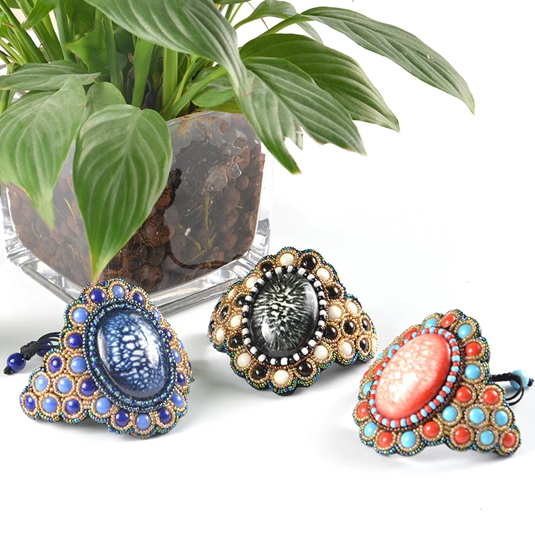 Cheapest Ceramic Beads art work  Horn Shape Beads colorful Porcelain Beads For Jewelry Making On Sale