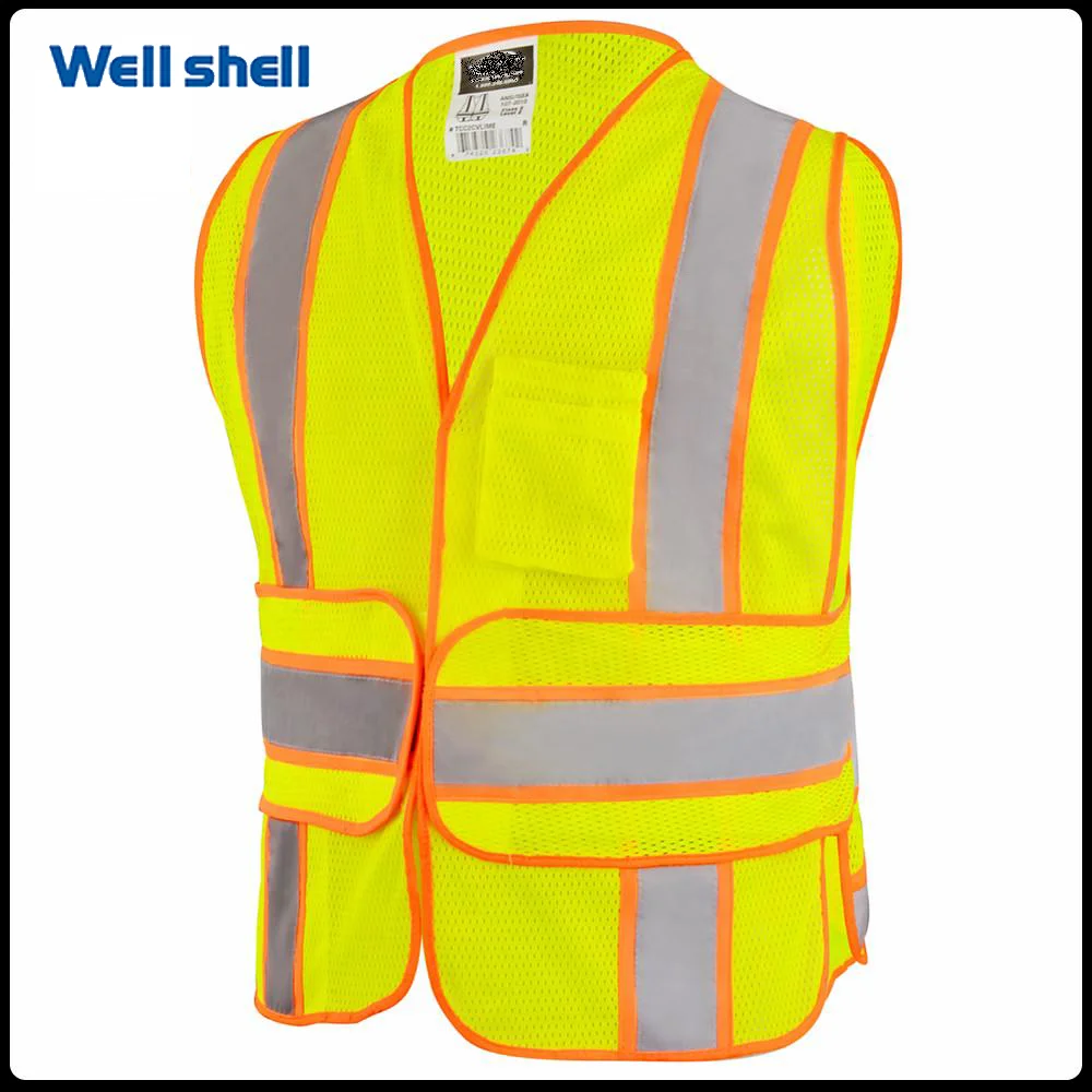 
Police Security Safety Vest reflectorized vest ANSI safety vest 