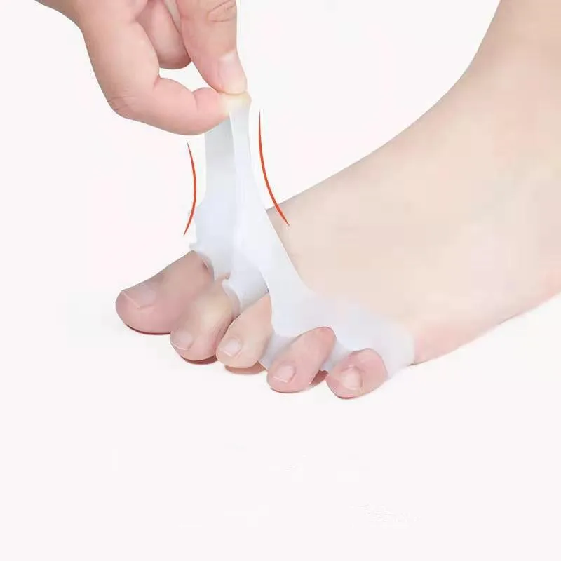 High Quality Silicone Gel Bunion Relief Zehentrenner Toe Spacers Corrector Juanete Splitter Protectors
