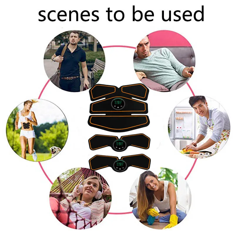 Jade Roller Muscle Stimulator Portable Body Massager Ems Muscle Trainer Neck Back Shoulder Waist Buttock CE ROHS ISO9001 FCC