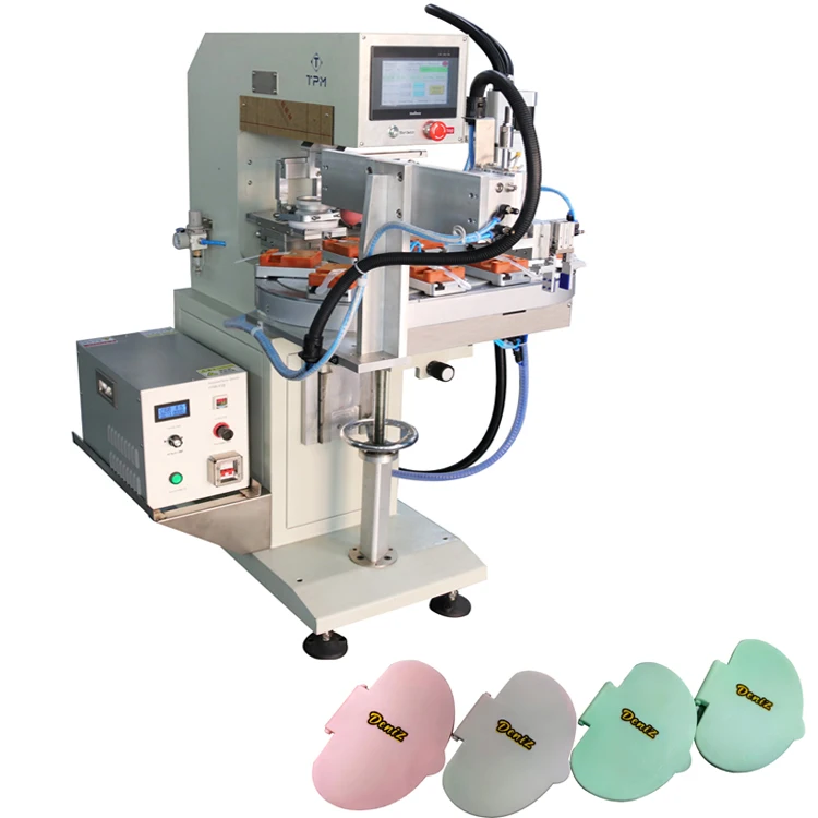 Automatic 2colors round plastic toy pad printing machine price