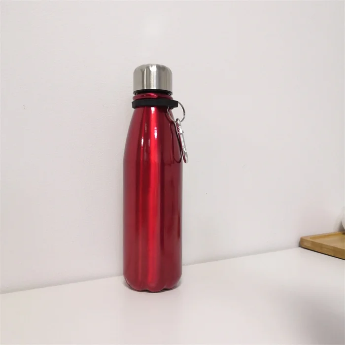Aluminum Sublimation Blanks Sport Water Bottle 17 oz/500 ml Insulated Water Bottle Single Wall Vacuum Sports Water Bottle PBA Fr