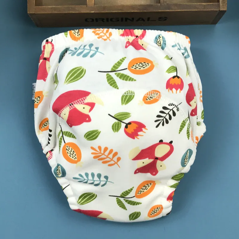 
Cotton Washable Diaper Baby Cloth Diapers Baby Training Pants Potty Training Underwear 