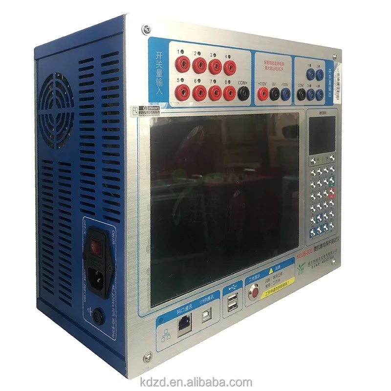 Secondary current injection relay test set three phase intelligent protection relay tester