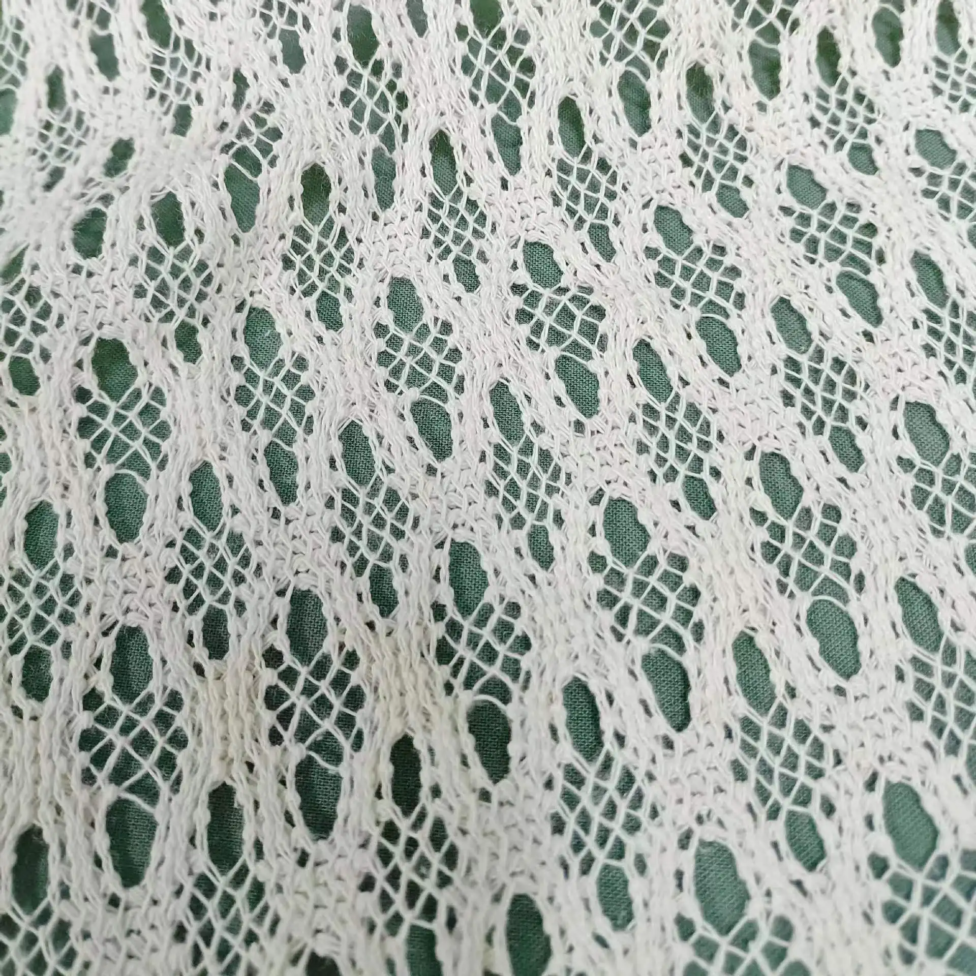 bikini covers fabrics crochet 3D jacquard outfit Wrap polyester fabrics for clothing women beachwear customized pattern