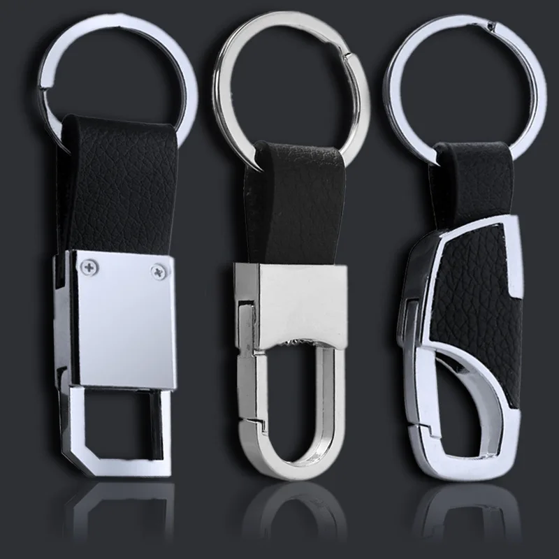 High-grade Leather Rope Car KeyChain Keyring Pendant Key Chains Hand Woven Buckle For Metal Artifact