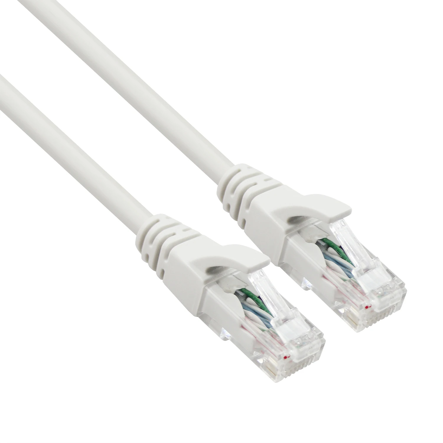 VCOM RJ45 CAT6 CCA Copper Wire Indoor 2m 3m FTP UTP Ethernet Lan Network Patch Cord with Button