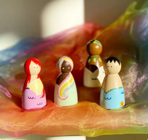 Original style unpainted drawing peg dolls decorative peg dolls Christmas festivals wooden peg dolls