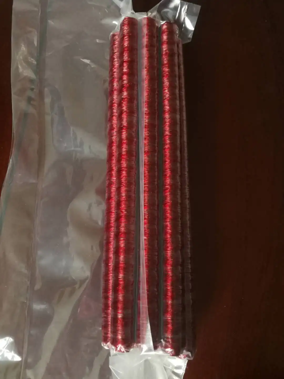 Красные переносные оболочки целлюлозы без кожицы Халяль колбасные оболочки