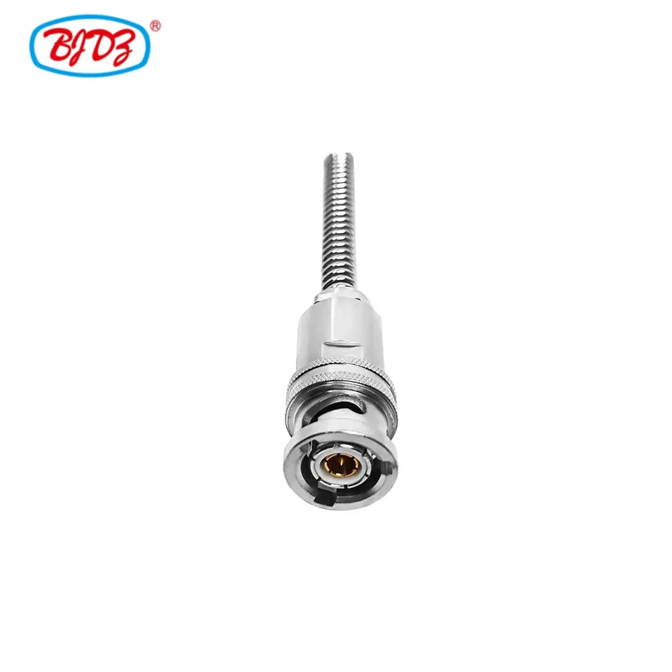 Manufacturer supply Triax BNC 1553B TRB Connector with TRX142 Cable Connector with Spring Protection RF Coaxial Connector