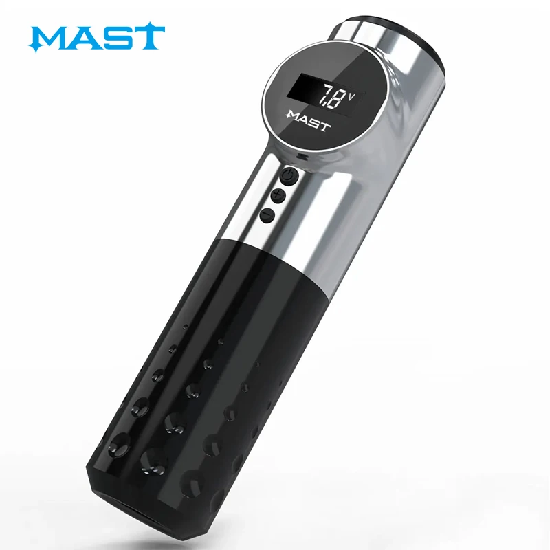 Dragonhawk Mast Archer Rotating Coreless Motor Wireless Tattoo Machine with 2 disposable grips Stroke 3.5mm