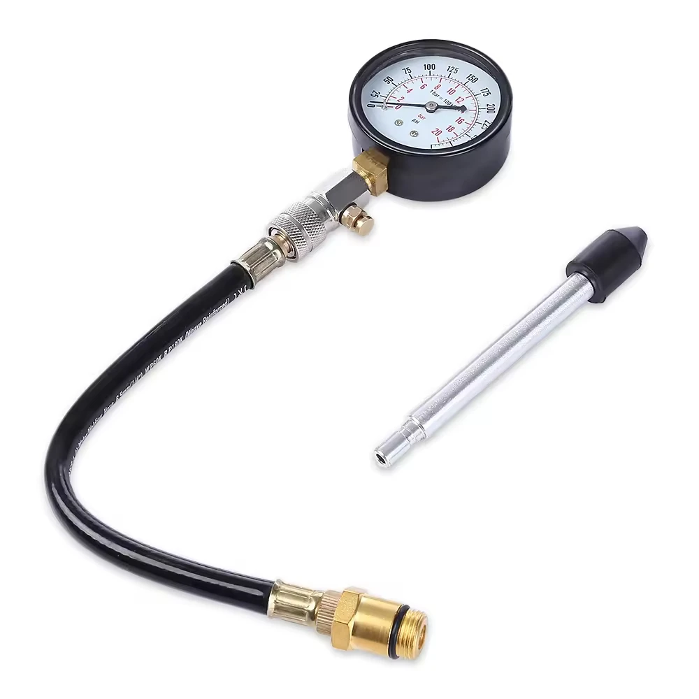 High Pressure Automotive Oil Meter Gasoline Cylinder Pressure Gauge Measuring Device For Hydraulic Cylinder