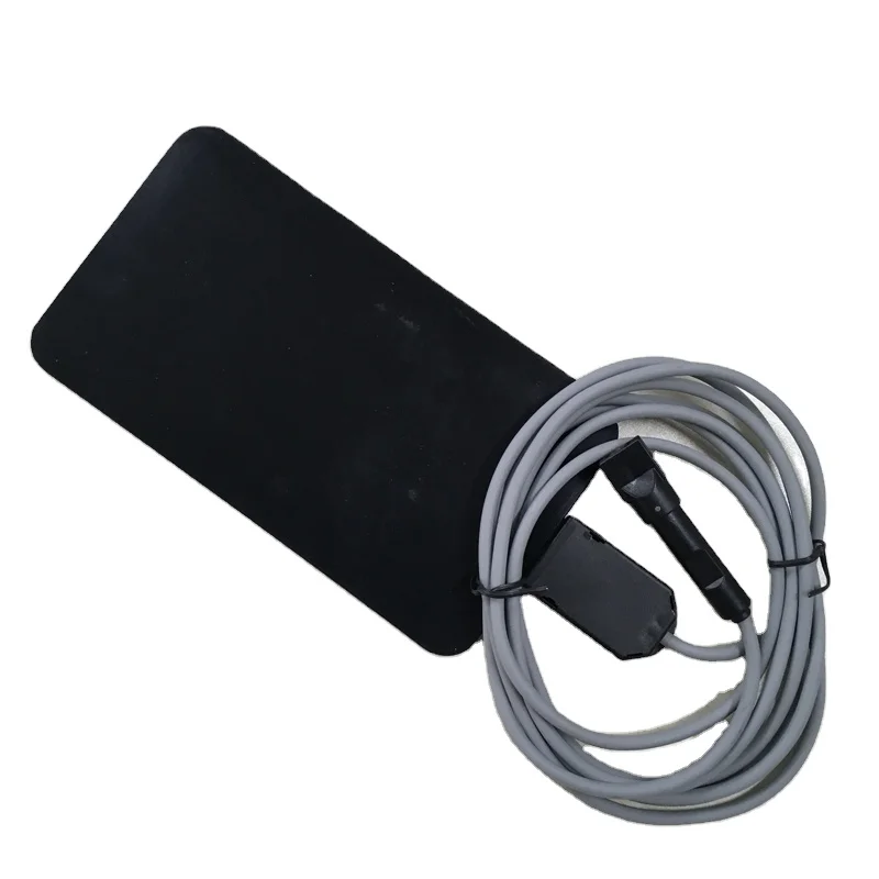 Reusable Electrosurgical Silicone Patient plate Pad surgical Plate with cable Grounding pad Ahanvos