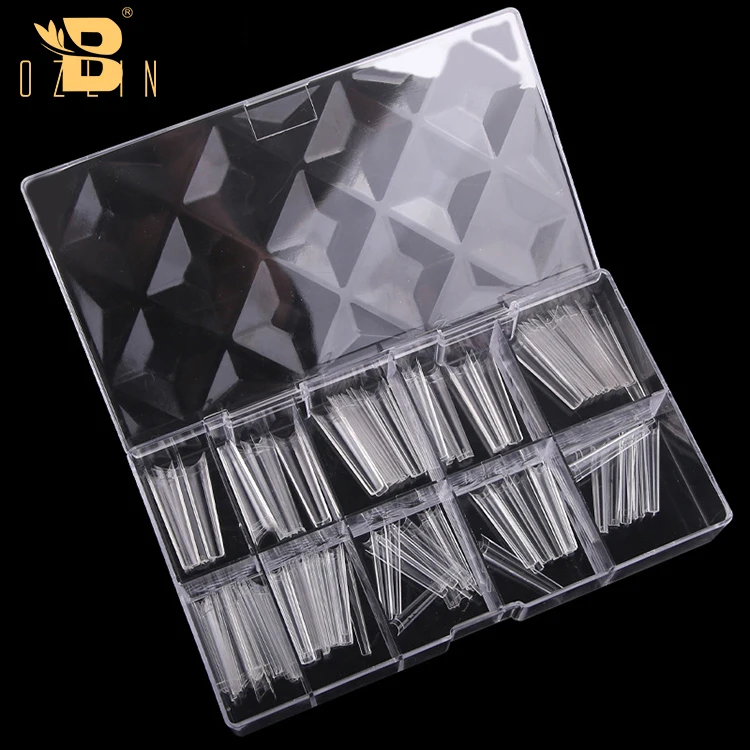  Nail Art Tools 240 PCS Artificial False Tips Half Cover French XXXL