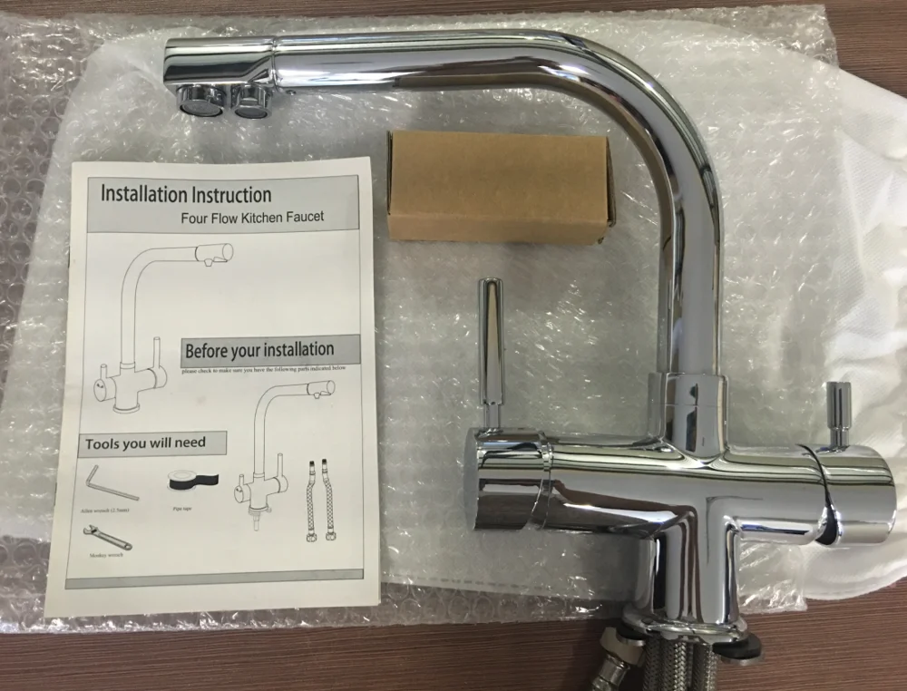 Germany wasserfilter 3 in 1 kitchen faucet for RO water and main water