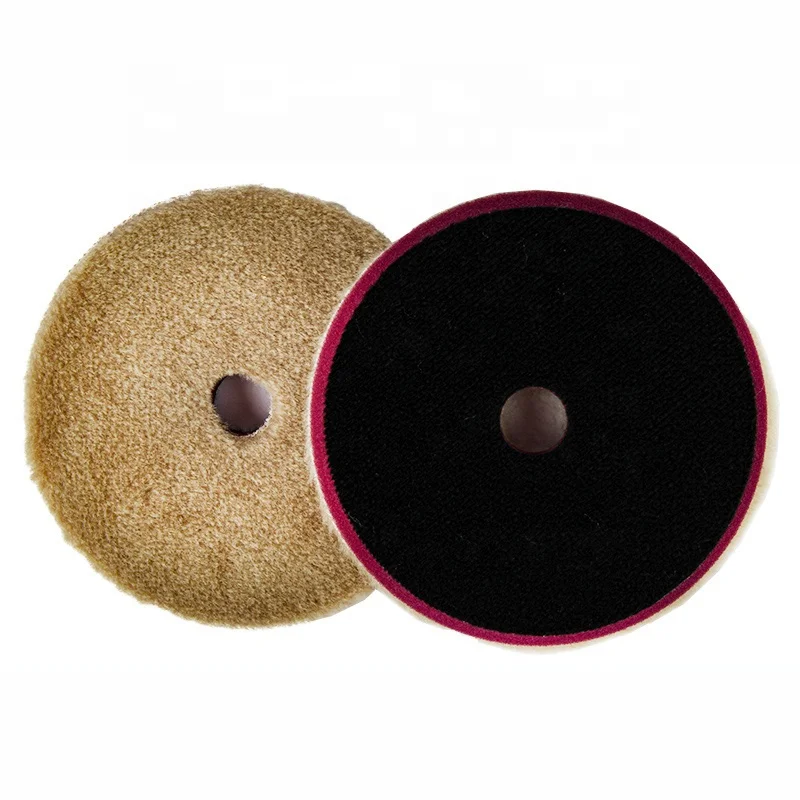 5 Inch Medium Wool Cutting Polishing Pads 130mm Buffing Wool Pad for Car Detailing Polisher