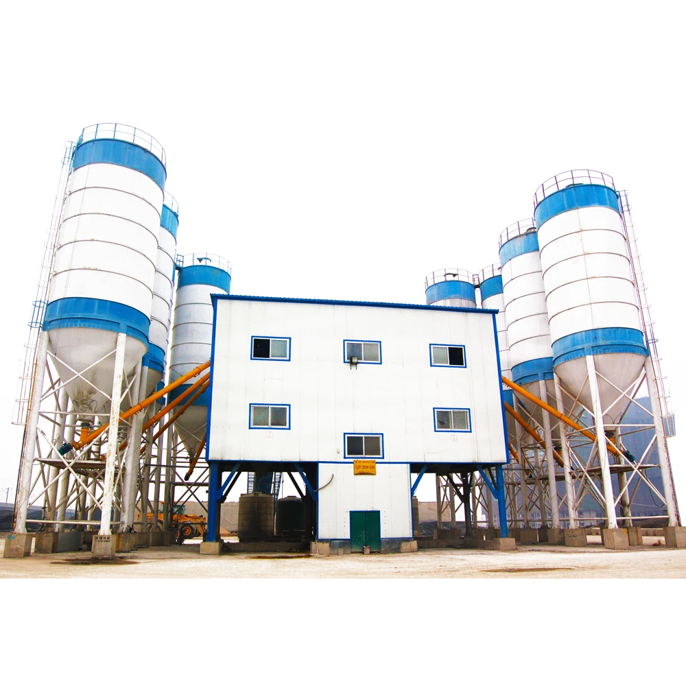 Portable  Fully Automatic HZS180 Concrete Batching Plant