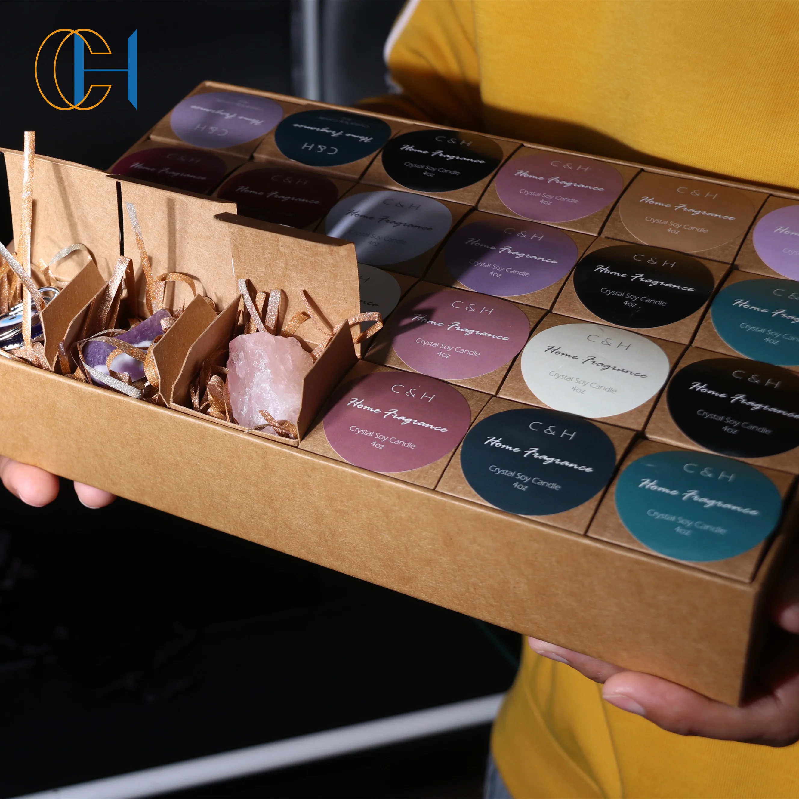 C&H Custom packaging of Advent Calendar and Mystery Blind Cosmetic Gift Mystery Box