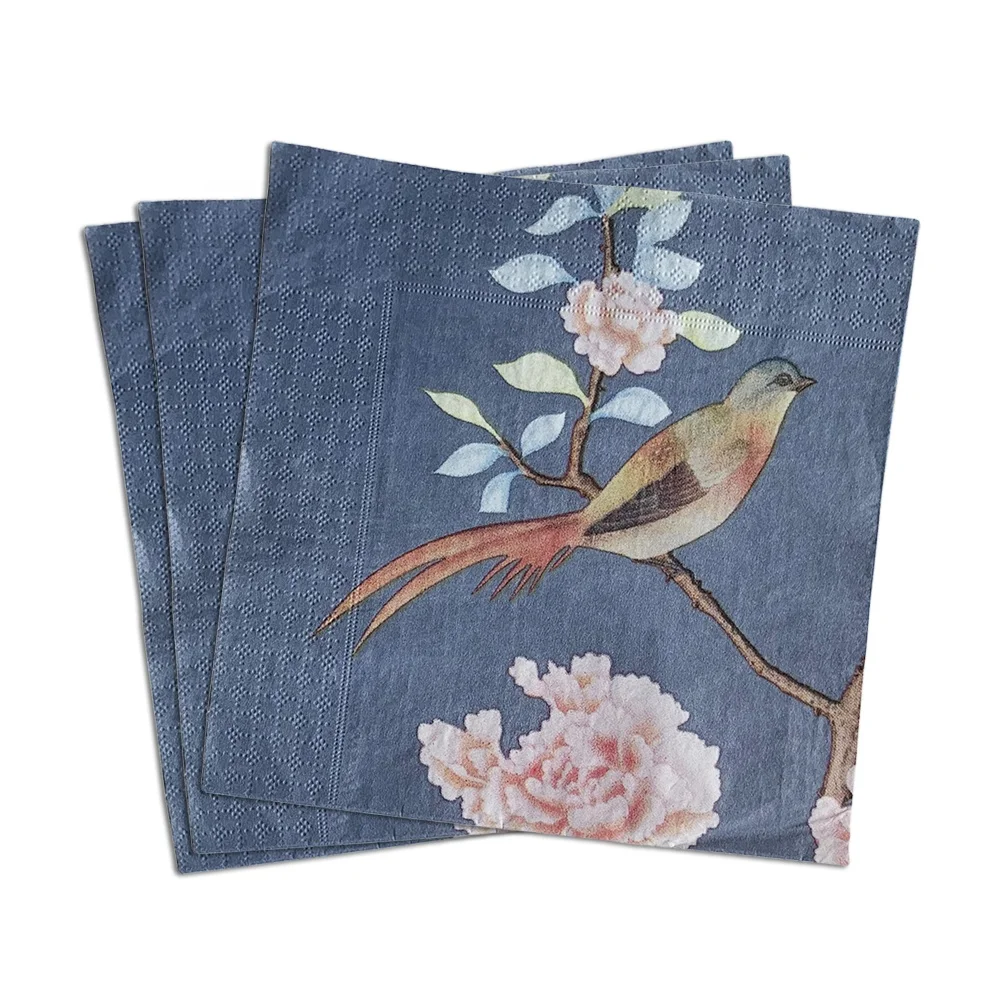 Customized Full Color Printed Disposable Paper Napkins