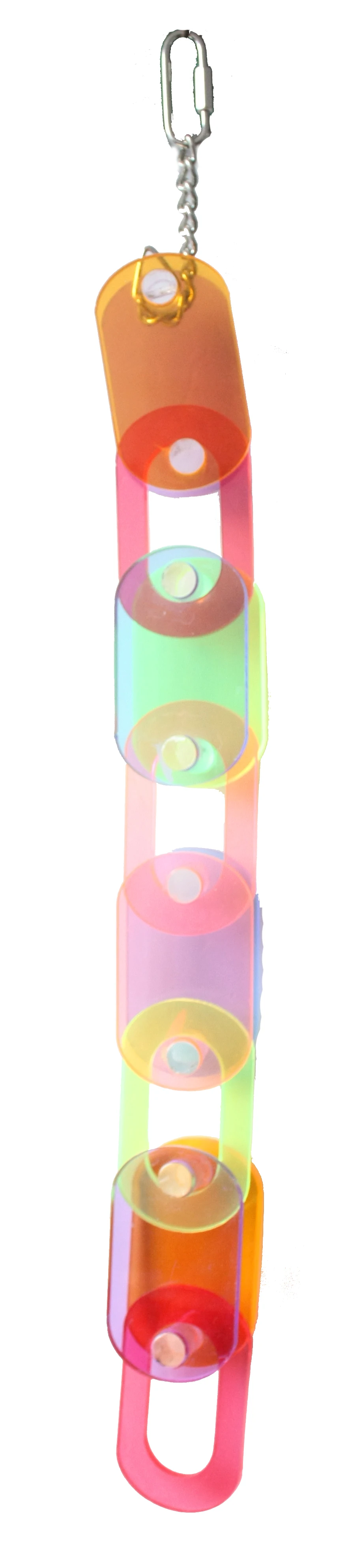 Acrylic bird toy six square star multi-layer foraging toy parrot climbing biter parakee  Ball feeder