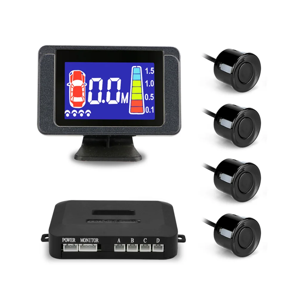 Made in china 3.5inch cheap LED LCD electromagnetic parking sensor for car truck