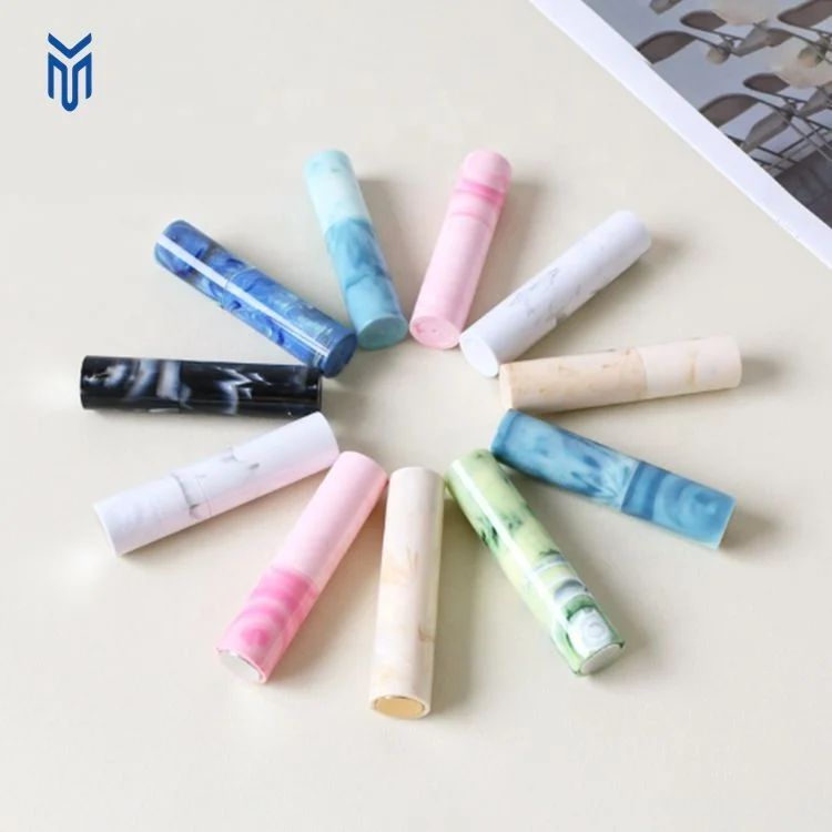 Luxury marble material mini perfume sprayer 10ml perfume glass bottle travel refillable perfume bottle with atomizer