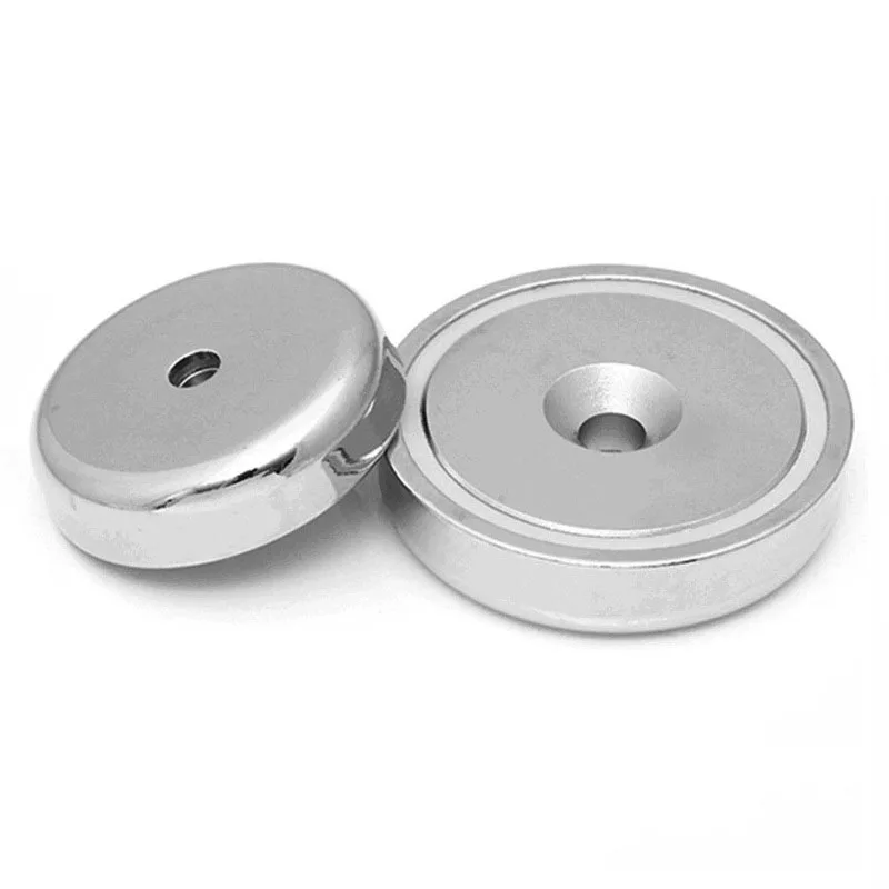 Magnetic Materials Manufacturer Wholesale Rare Earth Magnet  Ndfeb  32mm x 7.8mm Pot Magnets with Countersunk Hole