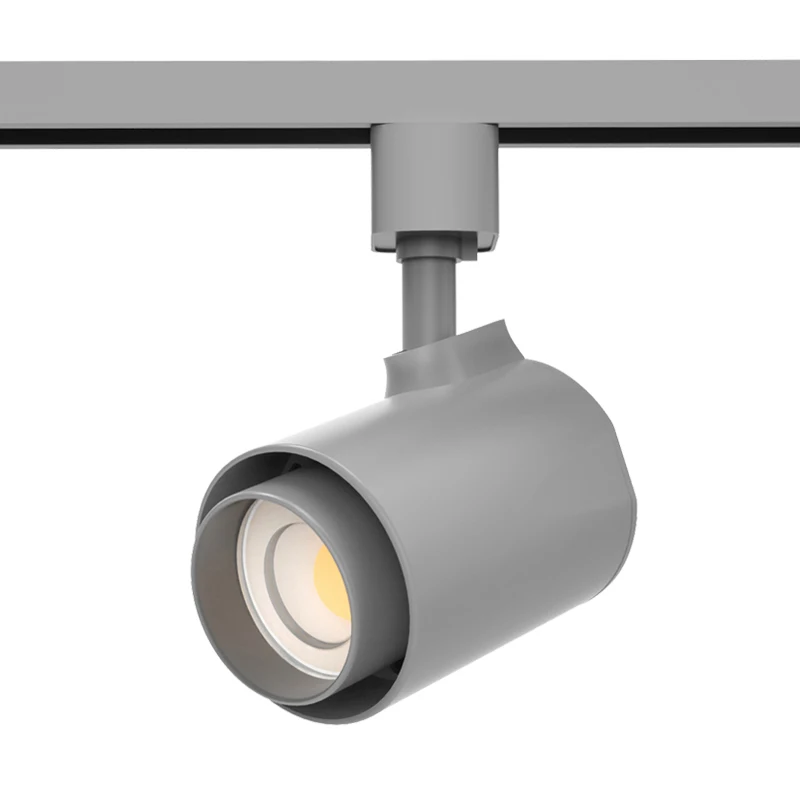 20W COB Led Track Light Shop Focus Lamp Retail Spot Lighting Fixtures Spotlights Rail Tracking Lamp