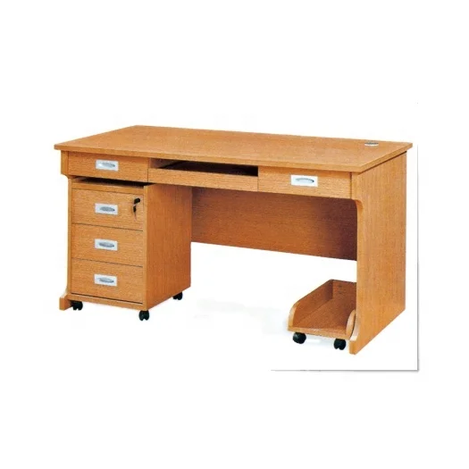 Good Quality Office Table Staff Computer Desk With Cabinet