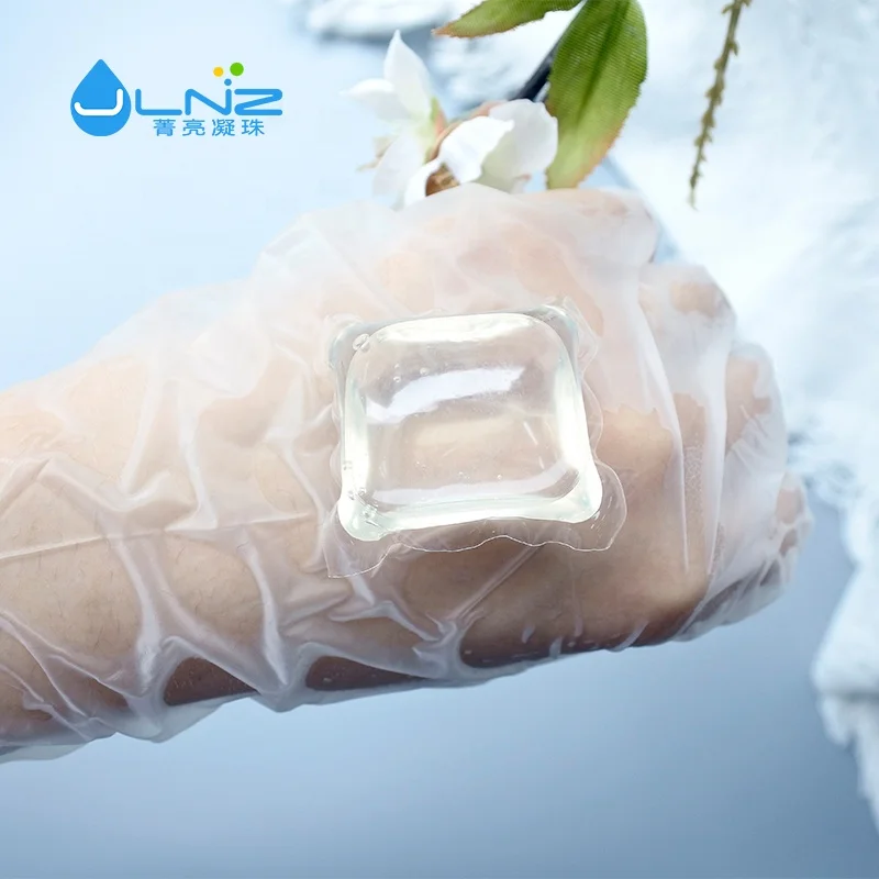 Eco friendly condensation laundry liquid beads cleaning laundry pods soap and detergent wash liquid detergent bags
