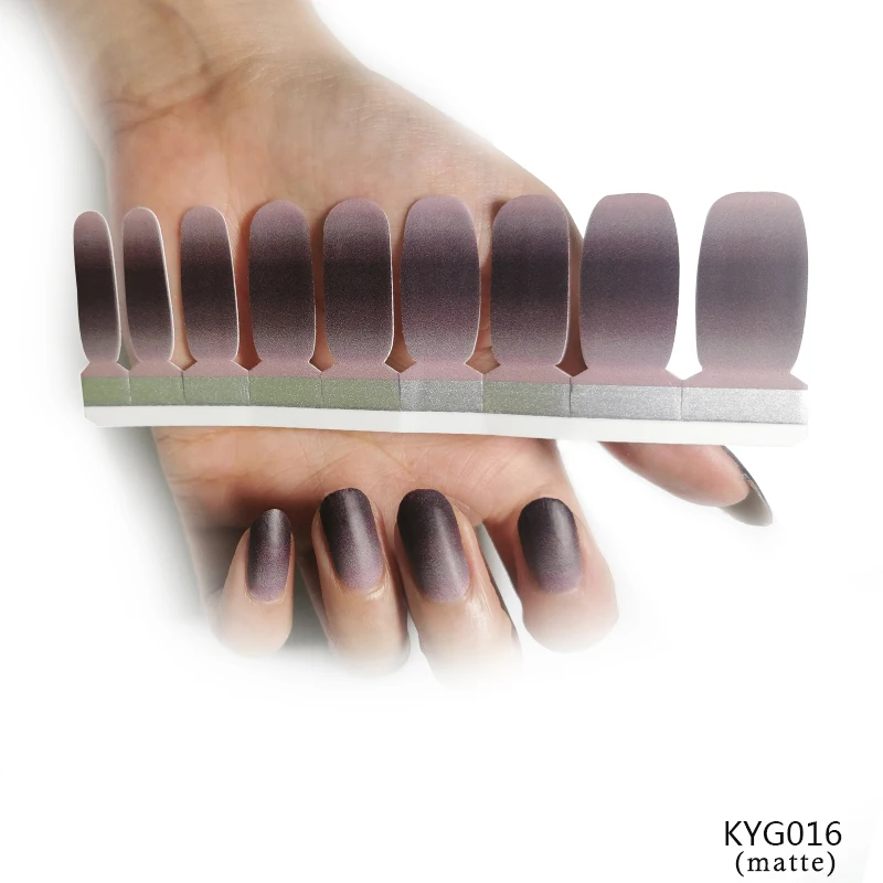 KIKILEE matte 100% real Nail polish wraps for buying online