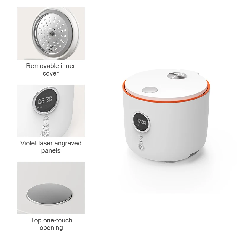 Multi-Function Rice /Soup /Pasta /Porridge /Ramen Boiling Water Mini Electric Cooker Non-Stick Rice Cooker