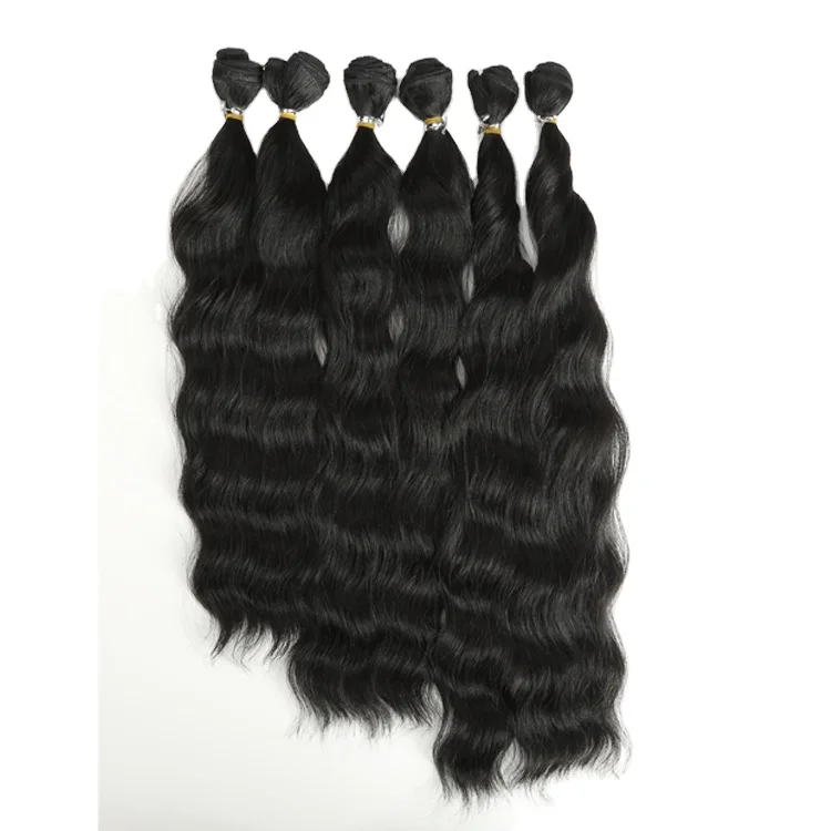 Rebecca wholesale noble classic synthetic hair weaving body wave with closure