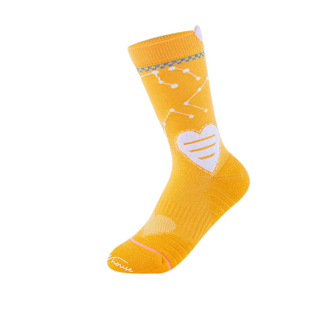 Oem Custom Quick Dry Sport Socks Thick Elites Women Crew Running Athletic Cycling socks With Logo