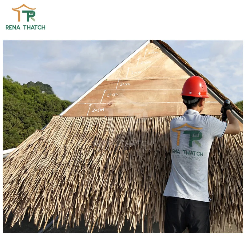 Cheap durable synthetic thatch roof