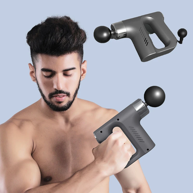 Professional percussion Low Sound booster muscle Fascia Gun Deep Tissue Vibration Exercise Gym Sports percussive massage gun