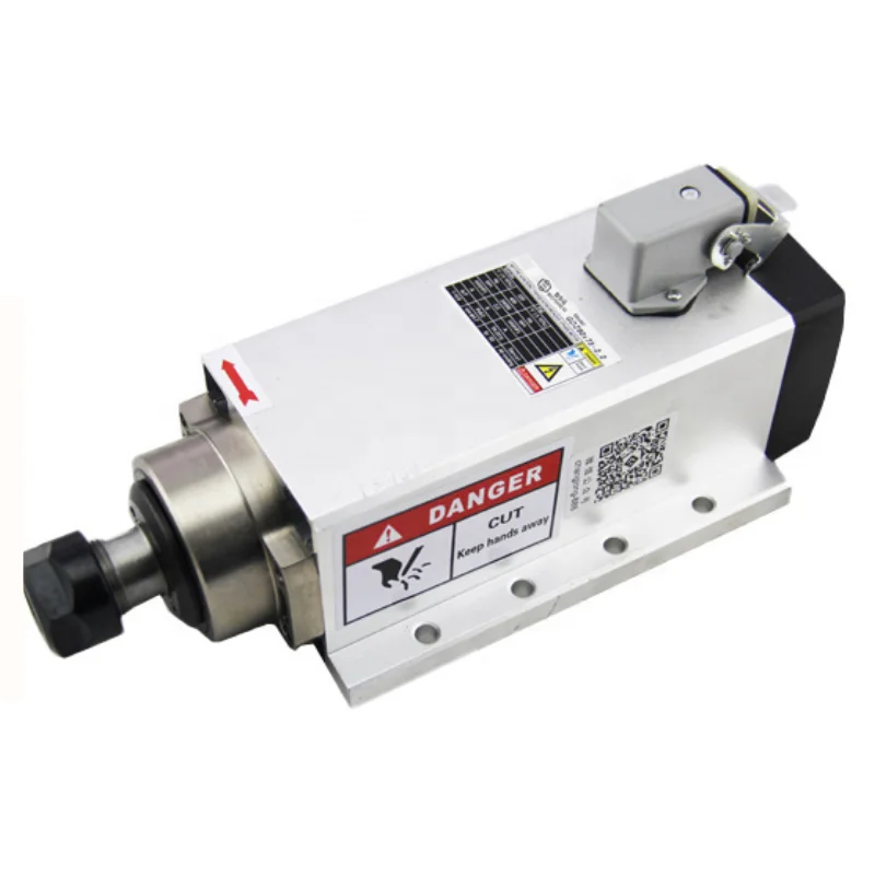 Air Cooled Spindle with Flange er20 24000rpm 2.2kw Spindle Cnc